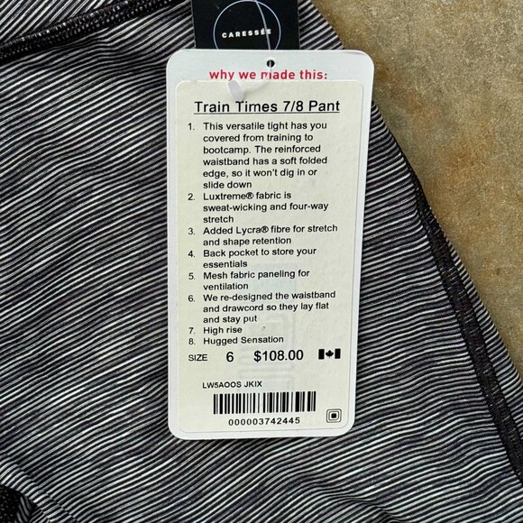 Lululemon Women's Hugged High-Rise Leggings - Black/Gray - Picture 4 of 9